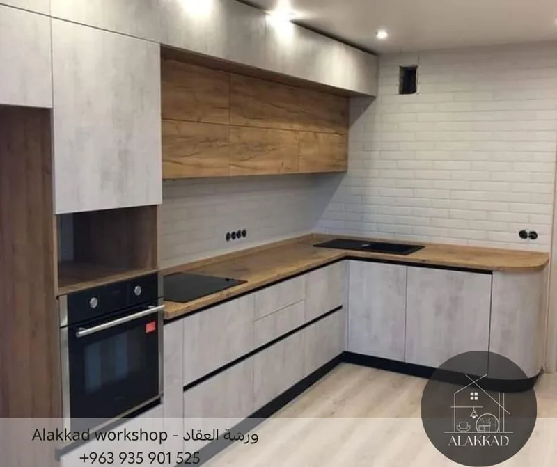 مطابخ حديثة مع مسكات مخفية وأنيقة