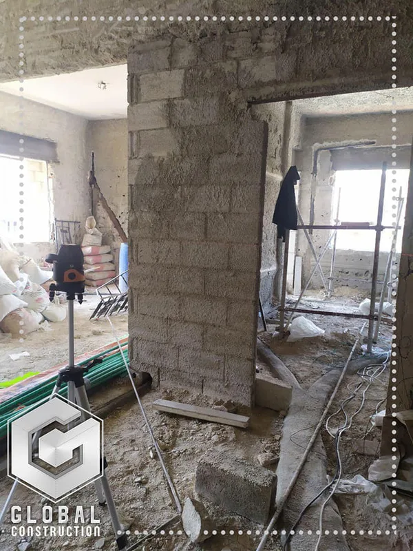 تمديدات الكهرباء والصحية