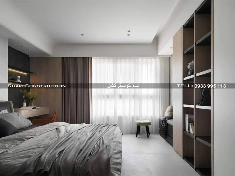 تصميم لشقة مساحة 265