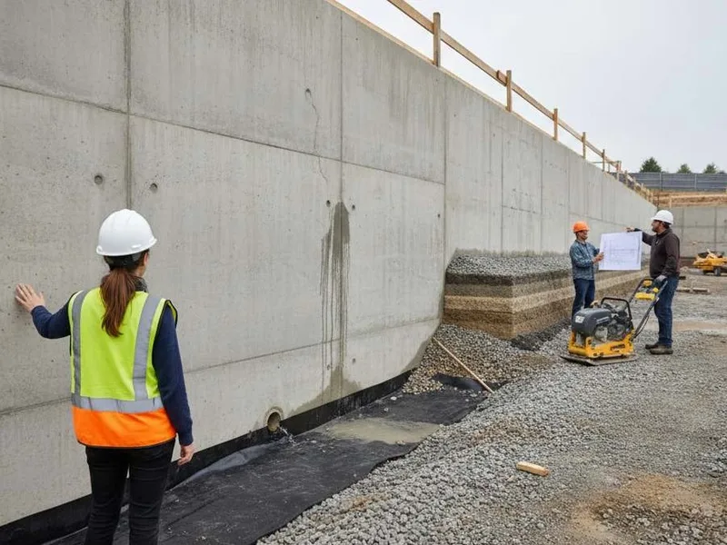 الجدران الساندة/الاستنادية (Retaining Walls) ضمن مرحلة الأساسات