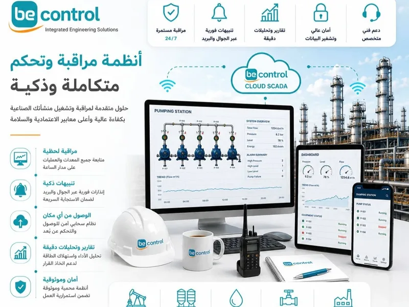 أنظمة SCADA ومراقبة وتحكم متكاملة