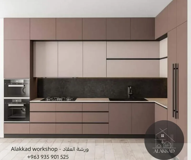 مطابخ حديثة مع مسكات مخفية وأنيقة