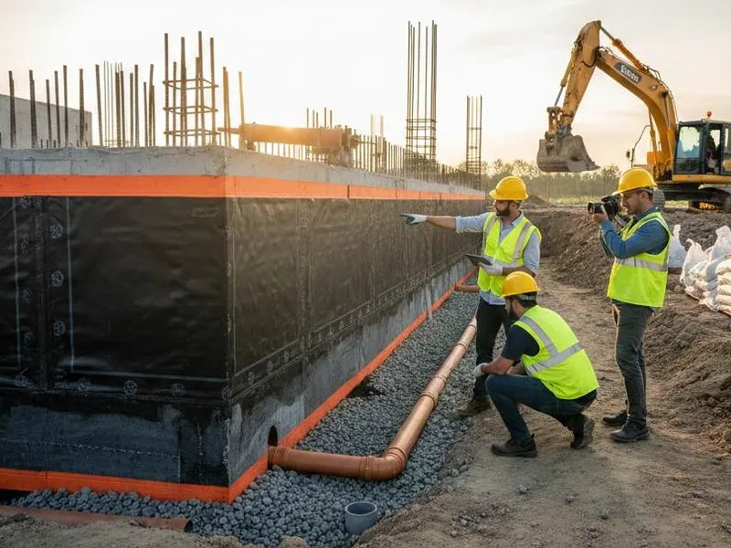 العزل المائي للأساسات (Waterproofing)