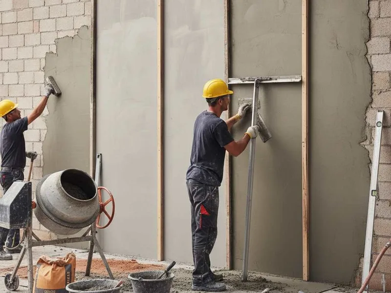 القصارة/اللياسة (Plastering)