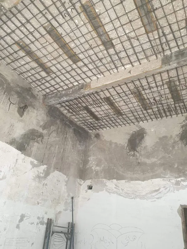 تدعيم سقف عن طريق زيادة مقطع البلاطة